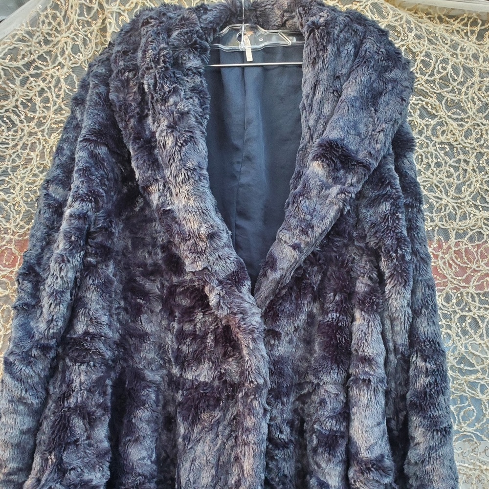 Free people faux fur jacket
